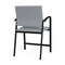 Lesro Newport Wide Hip Chair Metal Frame, Black, RS Fog Upholstery NP1261 - alternate 3